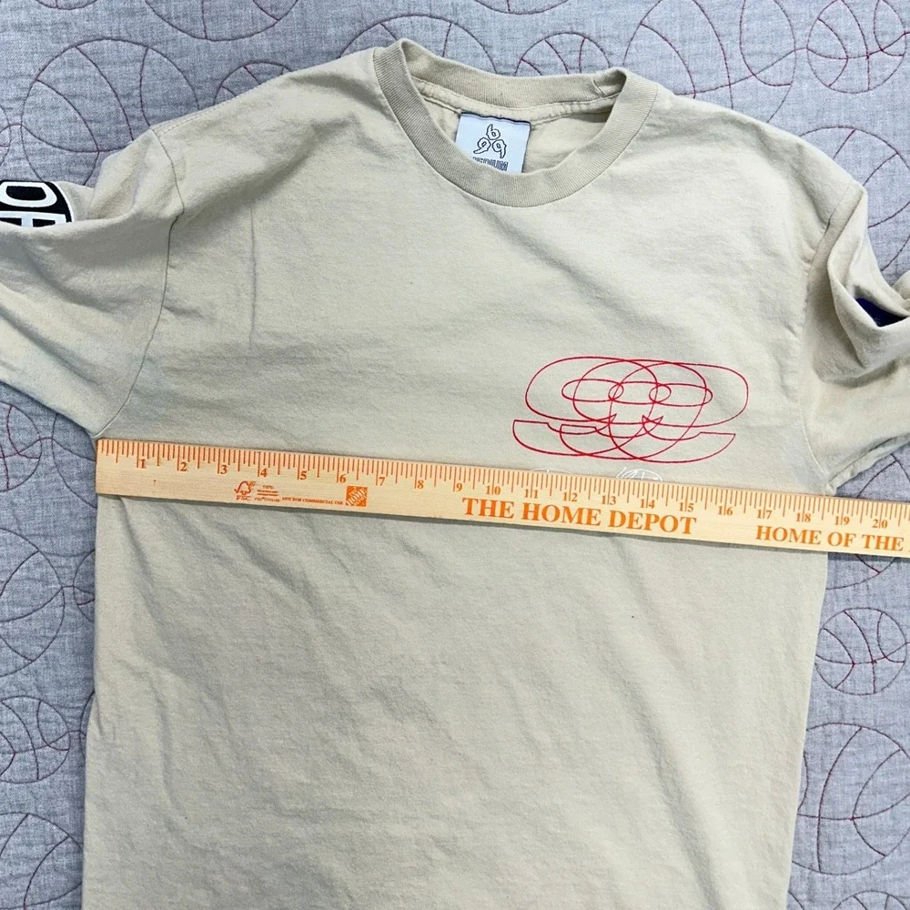999 Club Long Sleeve Shirt Tan Juice WRLD Death Race for Love / Mens Medium